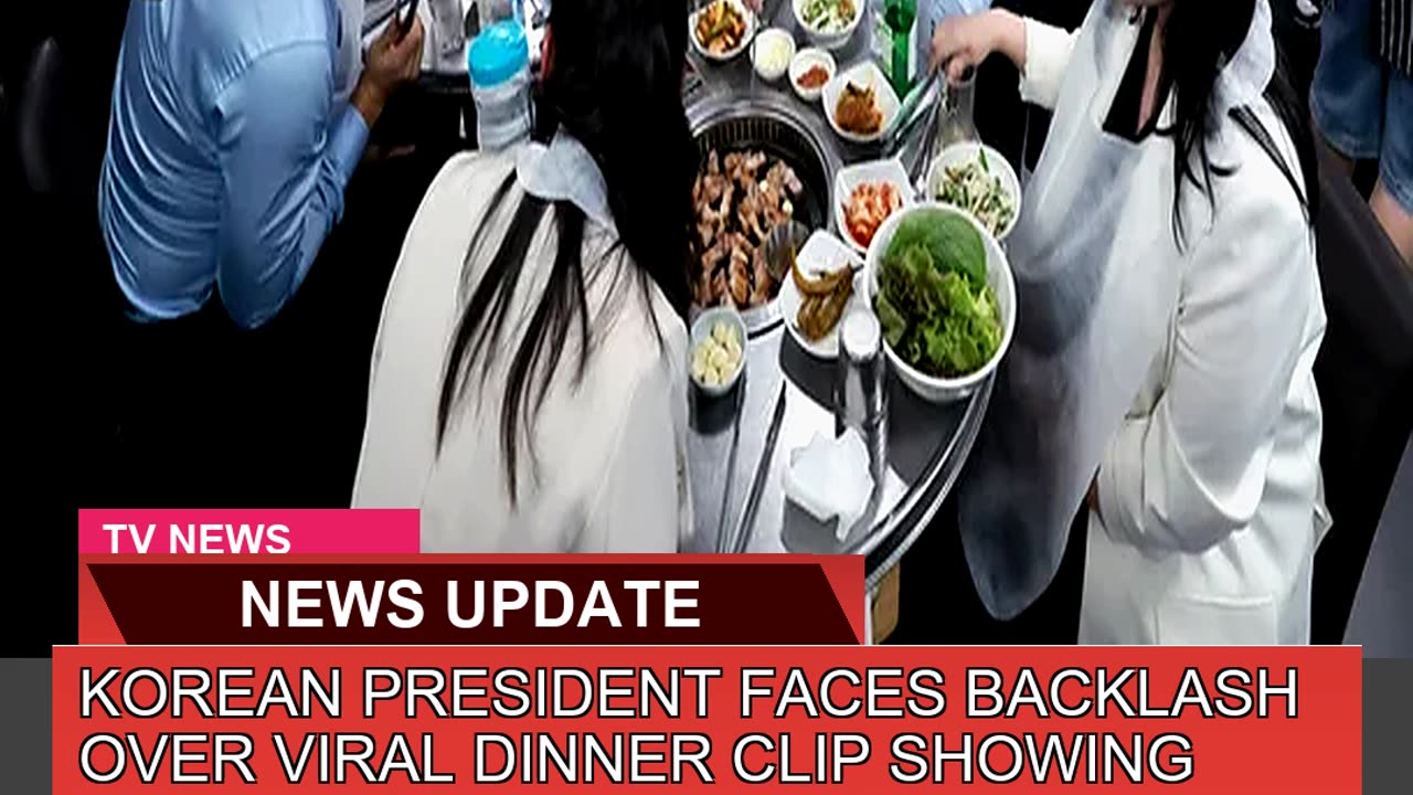 Korean President Faces Backlash Over Viral Dinner
