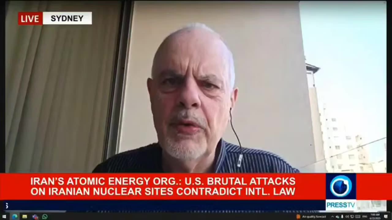 "He bombs Iran and calls for peace. He's a lunatic"
