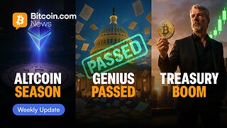 Altcoin Season, Genius Act Becomes Law & Bitcoin Treasury Surge | The Weekly Recap for July 22