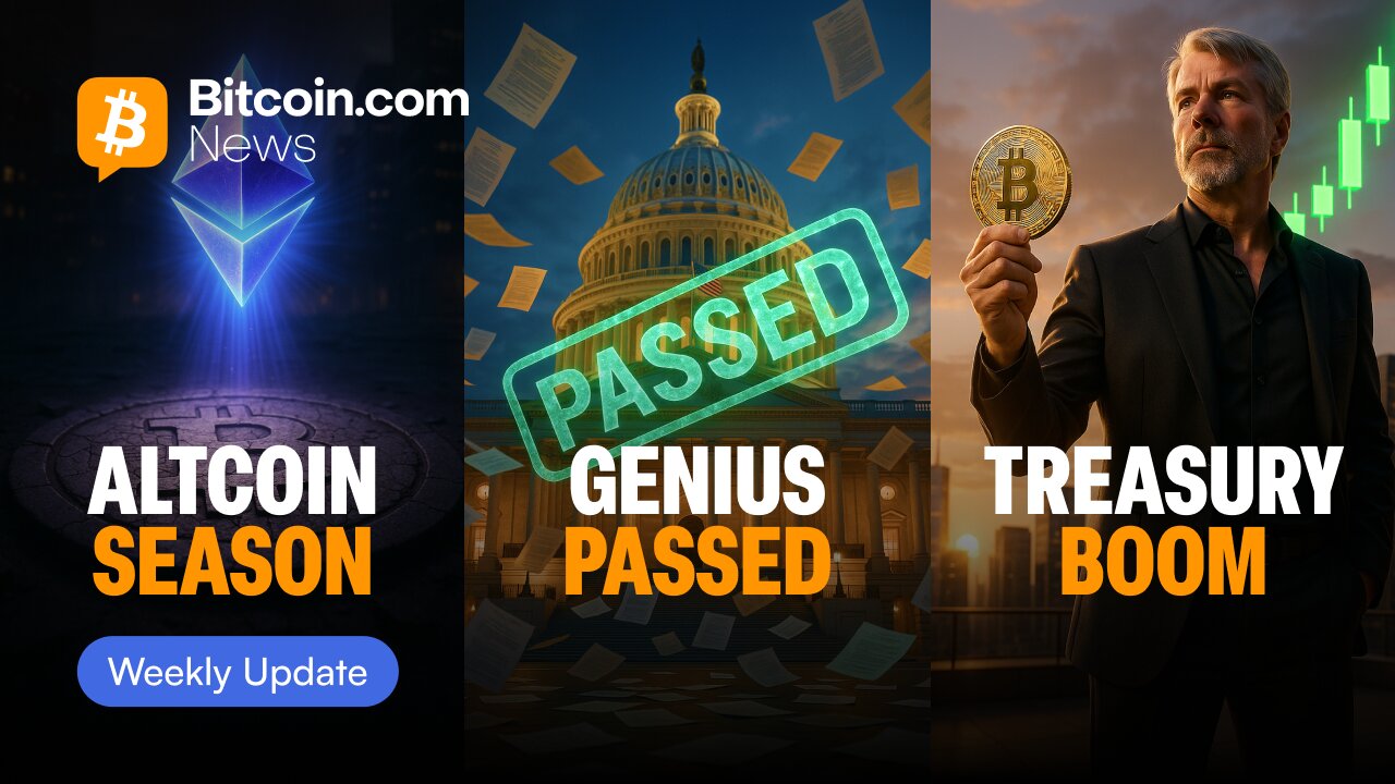 Altcoin Season, Genius Act Becomes Law & Bitcoin Treasury Surge | The Weekly Recap for July 22