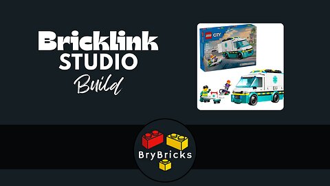 Building an Official LEGO Set in BrickLink Studio | Set 60451 | 0003