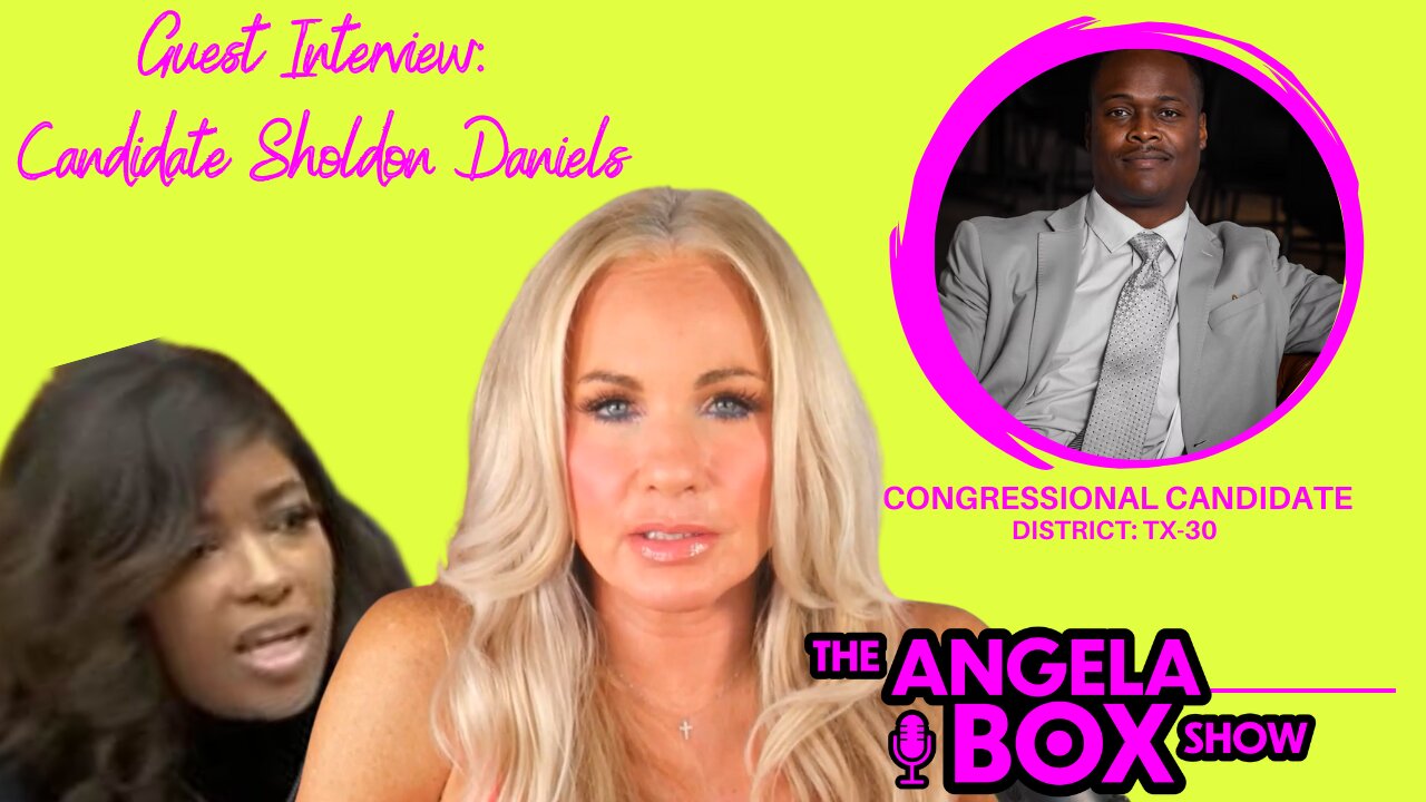 Sholdon Daniels EXPOSES Jasmine Crockett & Why TX-30 Deserves Better | Angela Box Show