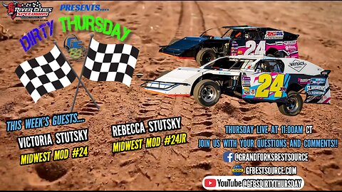 RCS DIRTY THURSDAY - with Midwest Mod Drivers #24, Victoria Stutsky & #24JR, Rebecca Stutsky