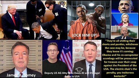 They all know it's coming: Obama and his co-conspirators will be prosecuted for treason, plotting a coup against the President of the USA. The electric chair is the penalty!