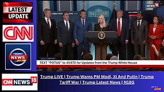 Trump LIVE | Trump Warns PM Modi, Xi And Putin | Trump Tariff War | Trump Latest News | N18G