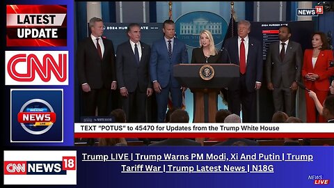 Trump LIVE | Trump Warns PM Modi, Xi And Putin | Trump Tariff War | Trump Latest News | N18G