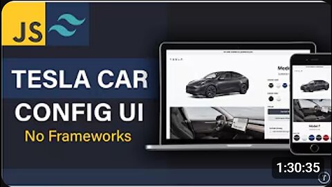 🚗 Build a Tesla Car Configurator | Tailwind & Vanilla JavaScript