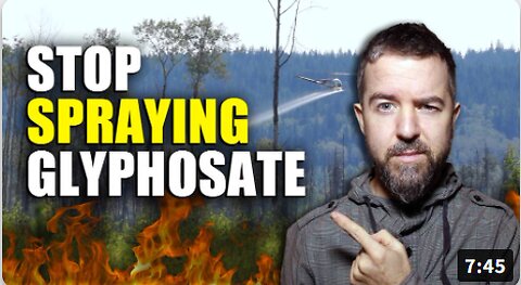 While They SPRAY GLYPHOSATE OVER THE WOODS Bayer Attempts To LIMIT ITS LEGAL LIABILITY!!!