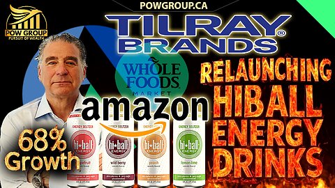 Tilray's Hi-Ball Energy 68% Amazon Sales Growth, Whole Foods Relaunch, TLRY Stock News & Analysis