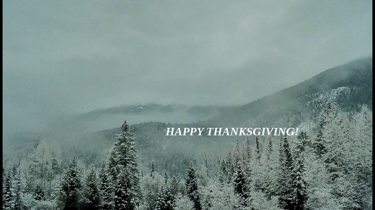 THANKSGIVING SNOWFALL!