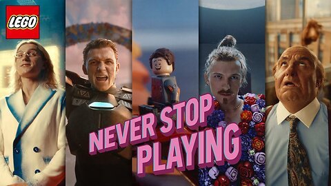 The LEGO Group - Official 'Never Stop Playing' Short (ft. Tom Holland)