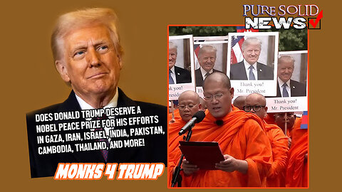 Cambodian monks supporting Trump for Nobel peace prize