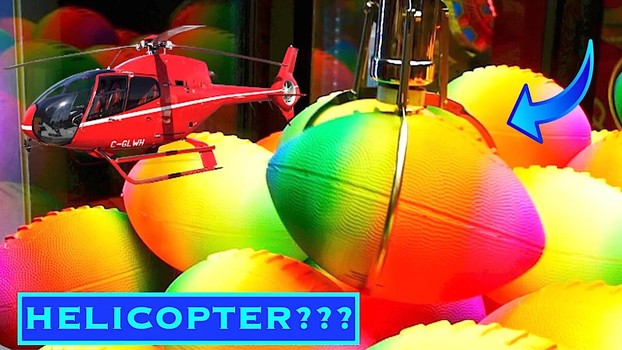 WINNING A HELICOPTER AT THE ARCADE!