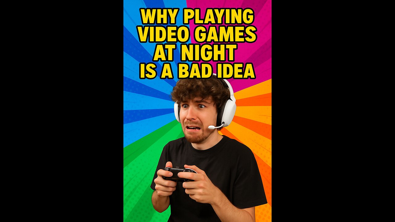 Why Playing video games at night is bad Idea