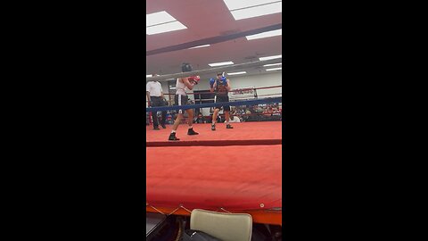 The Black Manny Pacquiao Lands a Left Hand Laser Right Down the Middle!