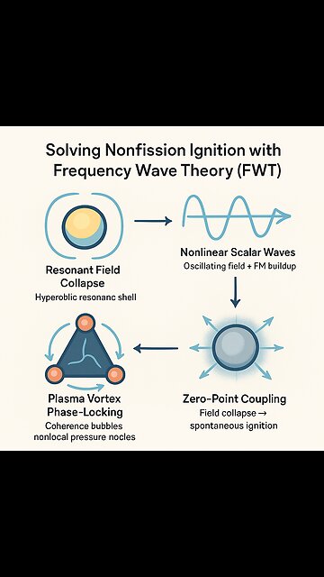Solving Nonfission Ignition with Frequency Wave Theory (FWT)