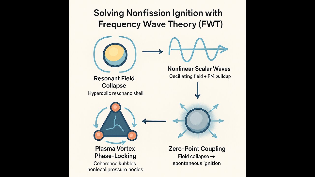 Solving Nonfission Ignition with Frequency Wave Theory (FWT)