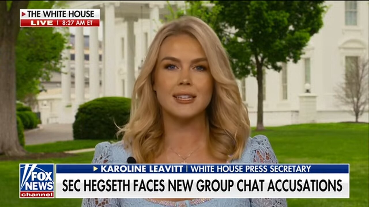 White House responds to Secretary Hegseth's new group chat allegations