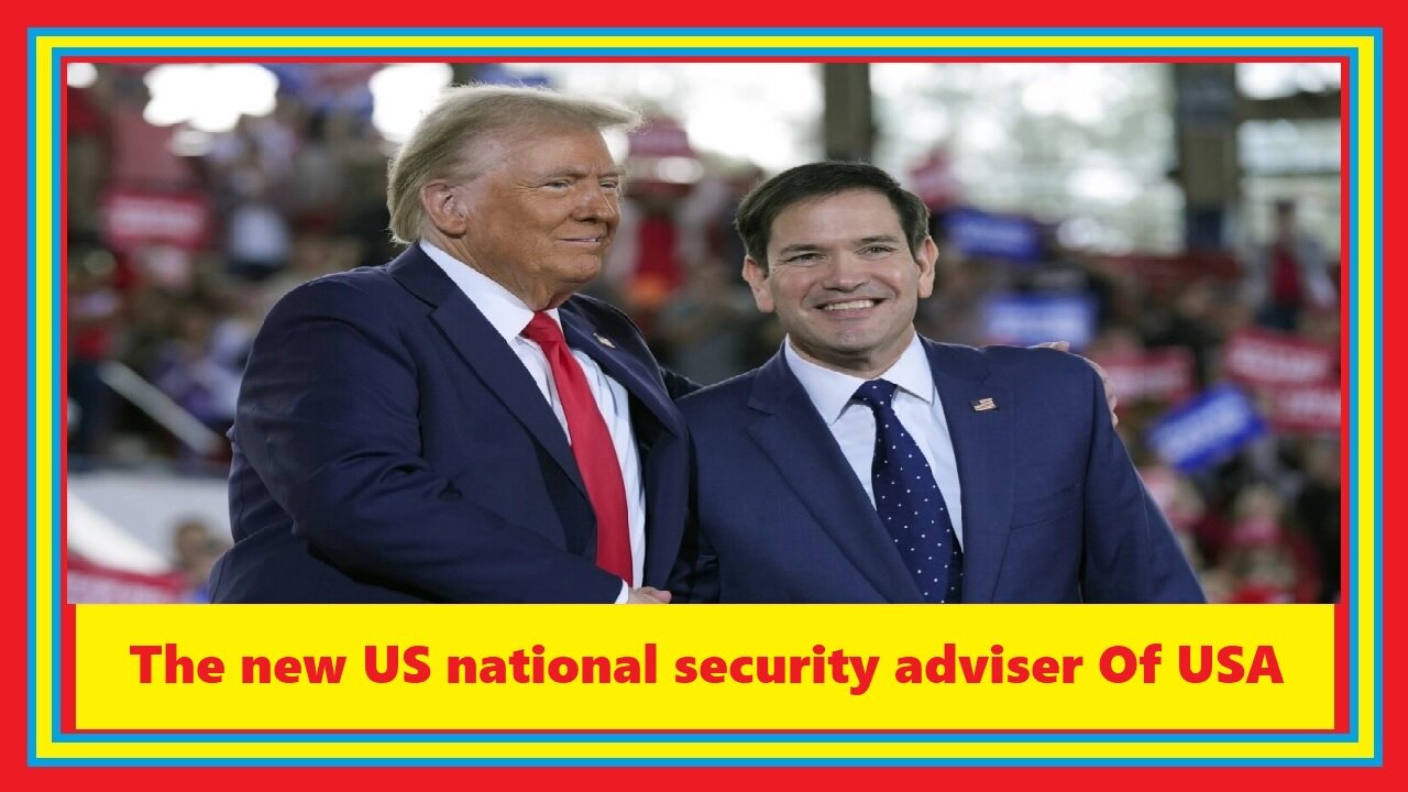 Marco Rubio is the new US national security adviser