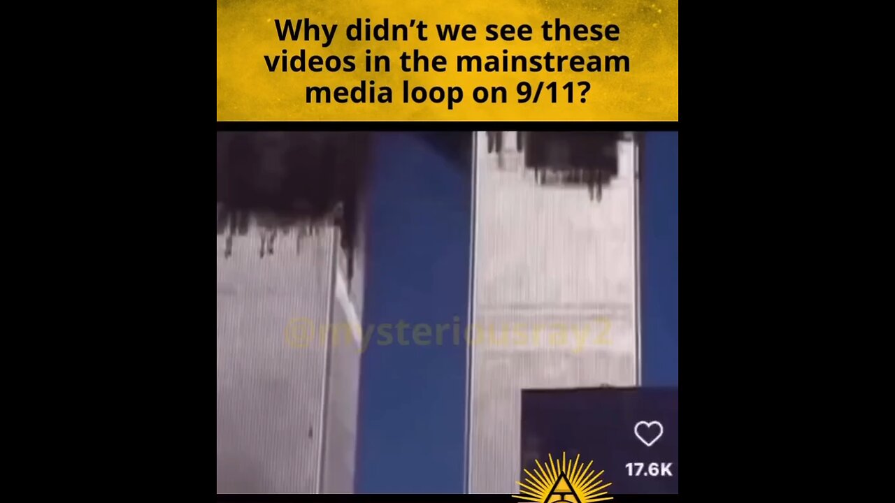 Why didn't we see these videos in the MSM loop on 9/11? Could a plane turn a building into dust?