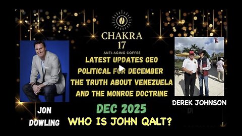 on Dowling & Derek Johnson Discuss Geo Political & The Truth About Venezuela & The Monroe Doctrine
