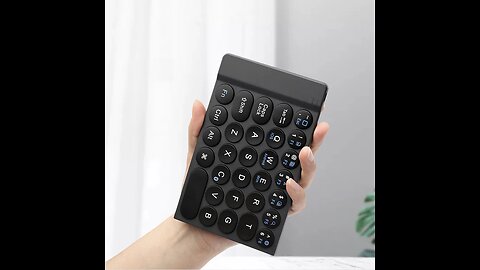 Portable Foldable Keyboard, with Ultra-slim & Lightweight Design, for Travel, Home, Office & More