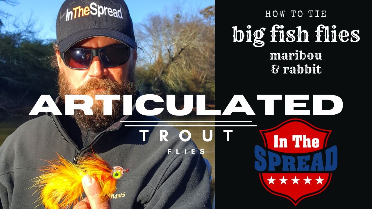 Tying Articulated Big Brown Trout Flies with Maribou and Rabbit