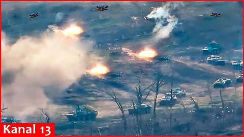 Ukraine uses Pringles cans to blow up a Russian tank; $100 drone destroying a $100,000 tank
