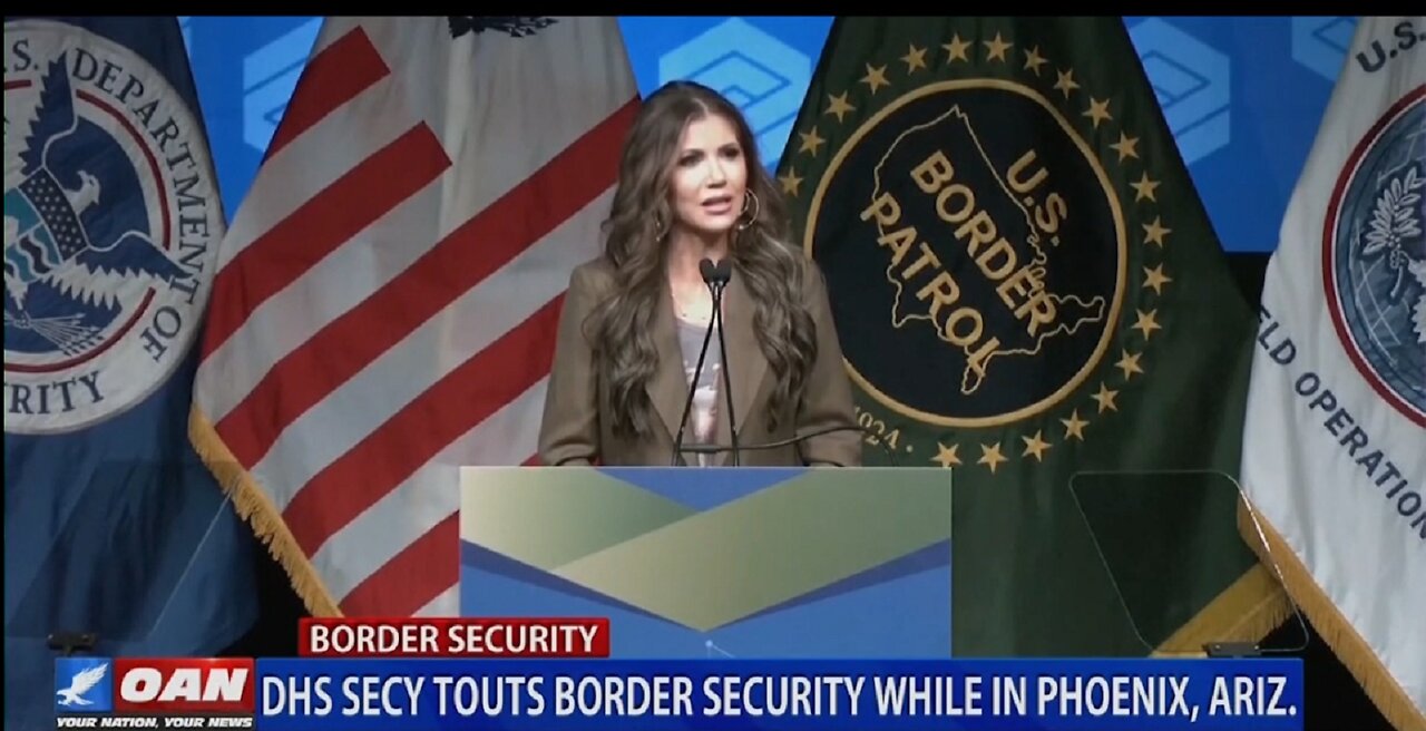 DHS SECY TOUTS BORDER SECURITY WHILE IN PHOENIX AZ