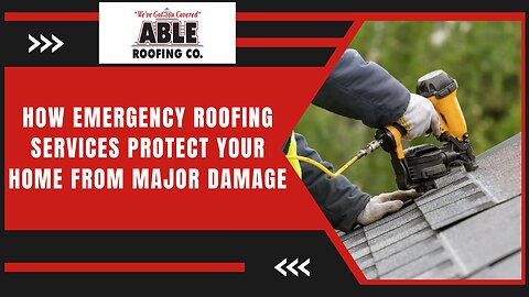 Emergency Services For Damaged Roofs