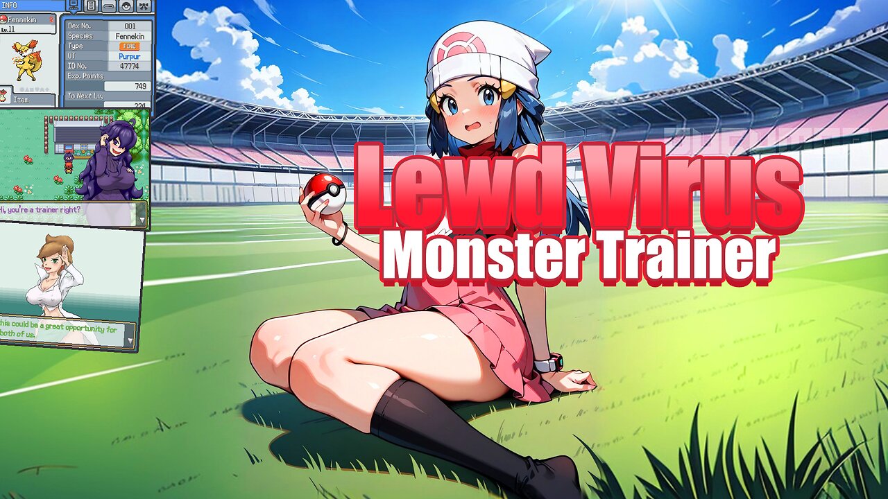 Lewd Virus Monster Trainer - Fan-made Game, simple RPG exp of combat and a visual novel 18+
