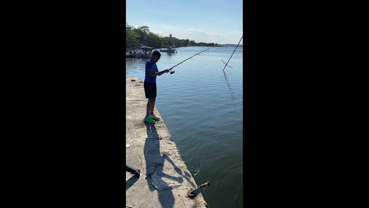 His second fish