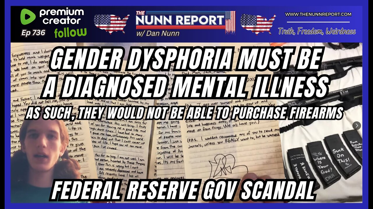 [Ep 736] Make “Gender Dysphoria” A Mental Disorder | Fed Gov Lisa Cook Cooked | CDL Fraud