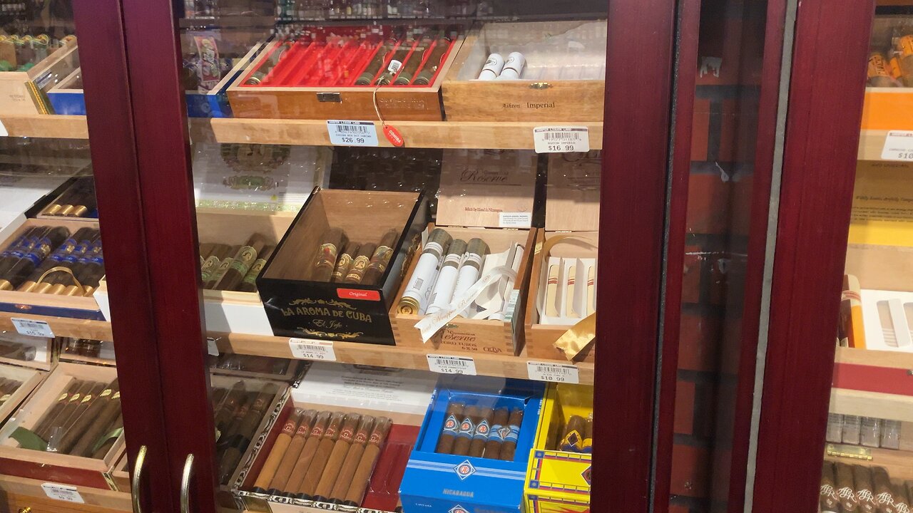 Quick Look at cigars & Scotch @ Harper Liquor Land