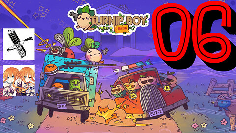 Let's Play Turnip Boy Robs a Bank [06] Midway!