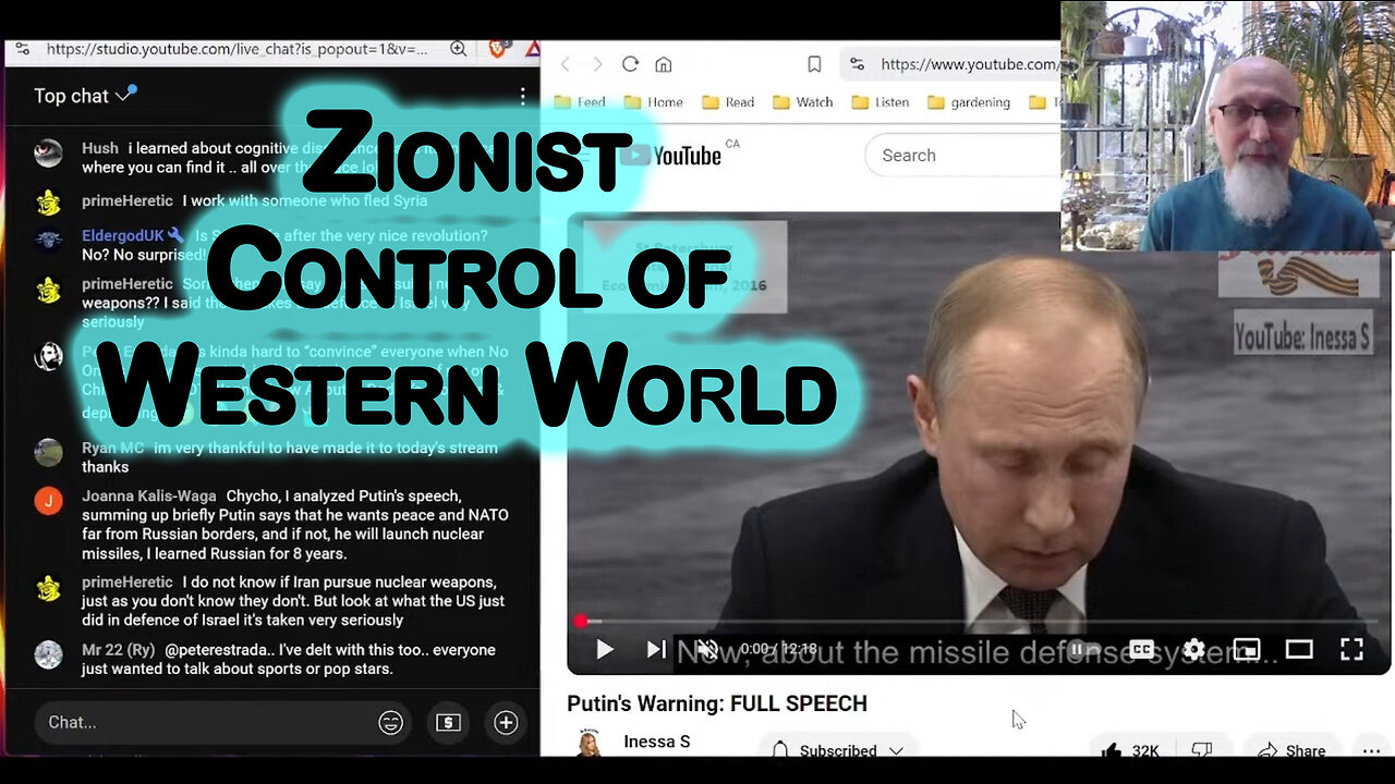 Zionist Control of Western World, Especially United States: Greater Israel Project & War With Iran