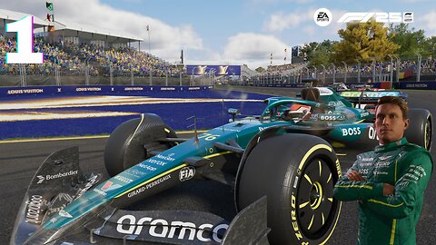 F1 25 | 35% RACE LENGTH | DRIVER CAREER MODE PART 1: AUSTRALIAN GRAND PRIX