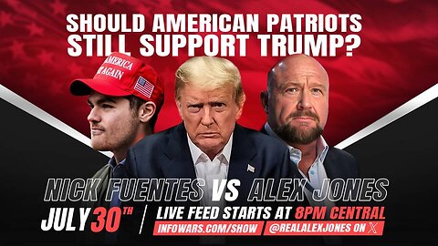 Full Alex Jones. Vs Nick Fuentes Debate