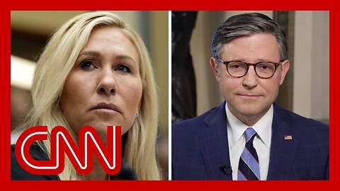 Speaker Johnson on MTG breaking with GOP amid government shutdown