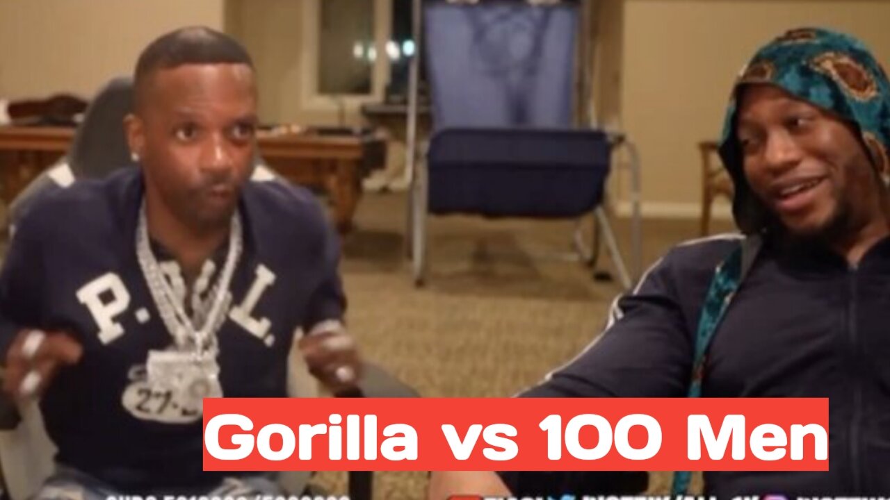 Pure Foolery: Charleston White Shares His Thoughts On The Gorilla vs. 100 Men Debate!