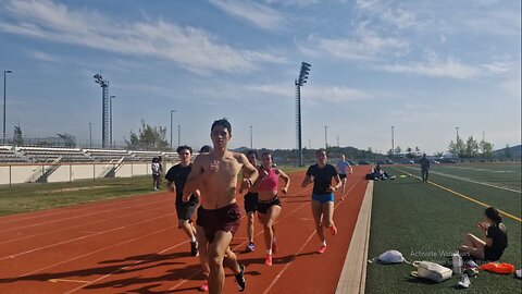 Epic 800m Time Trial at Humphreys!