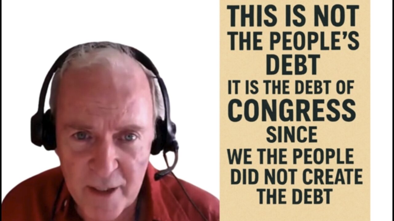 Dr. Jim Willie Urgent Emergency - This Is NOT the People's Debt; It’s Congress's!