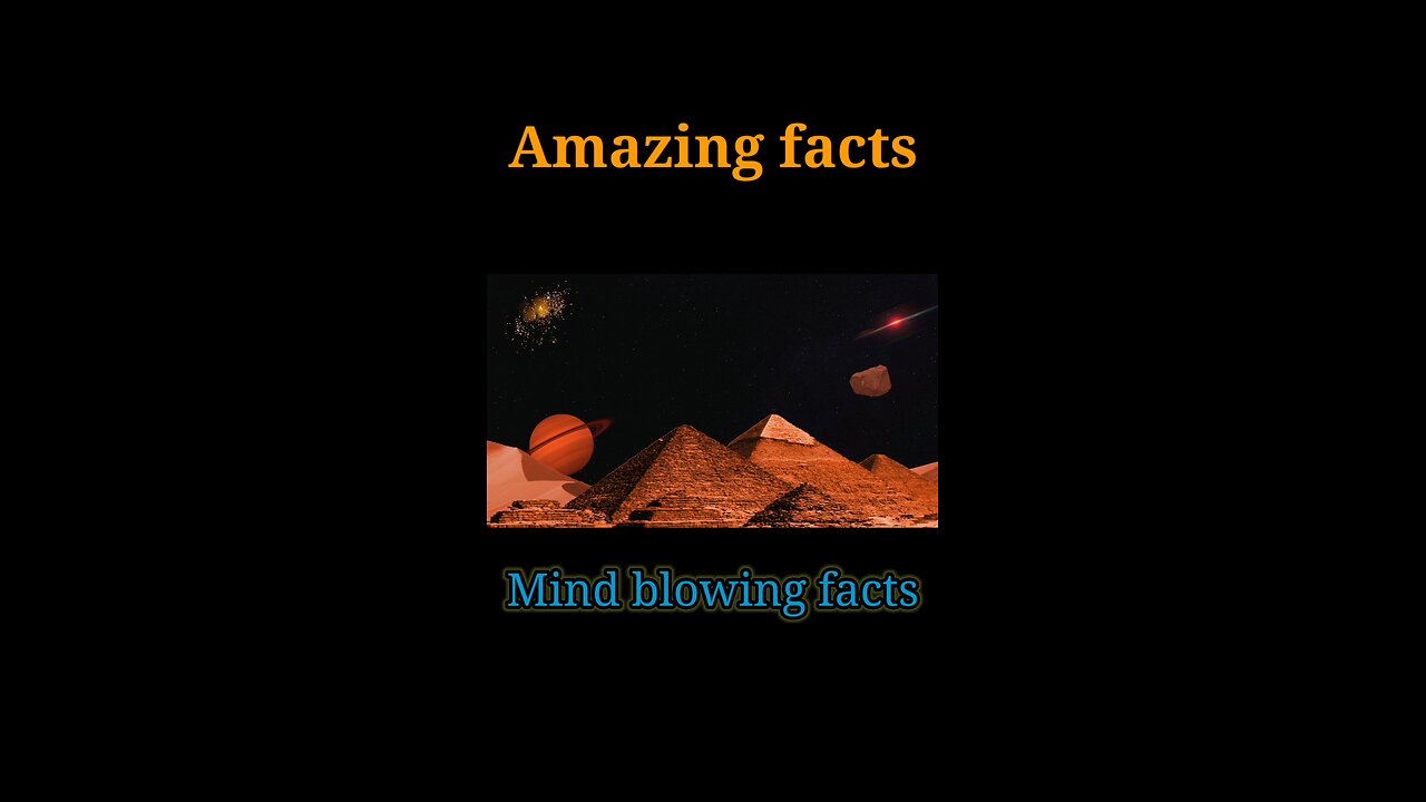 Amazing Facts About the Great Pyramid of Giza 🏜️ | World's Oldest Wonder
