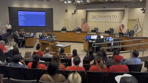 Sacramento County Board of Supervisors 7/8/25 Meeting Appearance