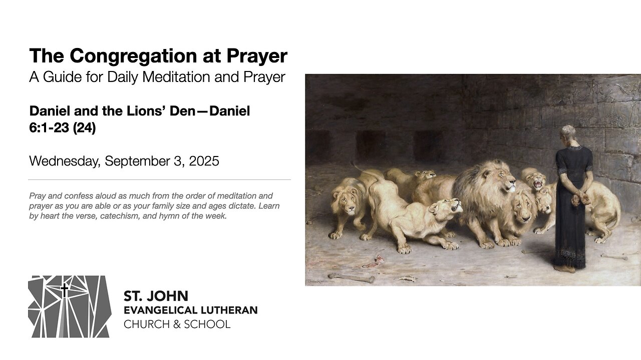 Daniel and the Lions’ Den—Daniel 6:1-23 (24)
