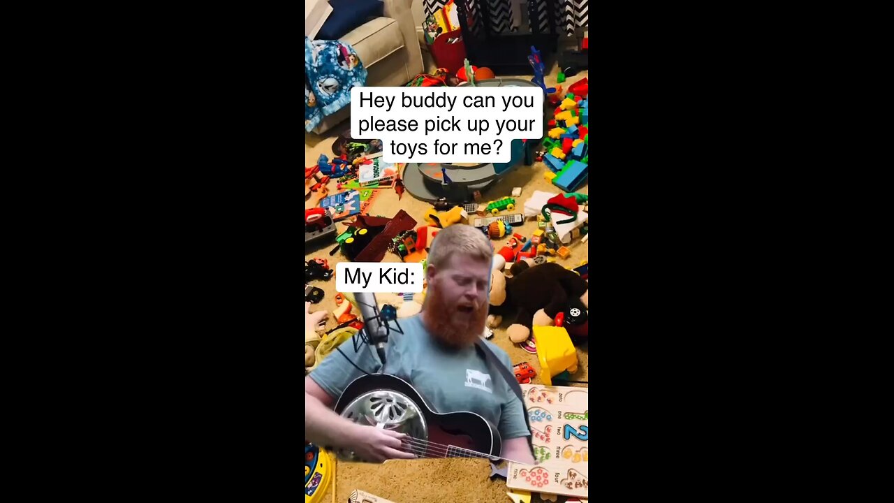 Pick your toys up kid!!!