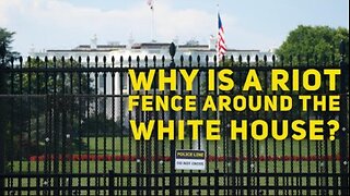 Riot Fence Goes Back Up at White House, Again ~ Bike tour w/ Penguinsix 6.28.25 DC