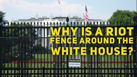 Riot Fence Goes Back Up at White House, Again ~ Bike tour w/ Penguinsix 6.28.25 DC