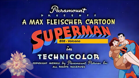Superman E08 - Volcano | Classic 1942 Animation