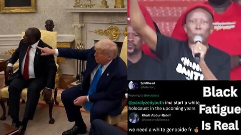 Trump vs. South Africa Over Genocide, Blacks & Liberals Deny White Genocide Because They Support It